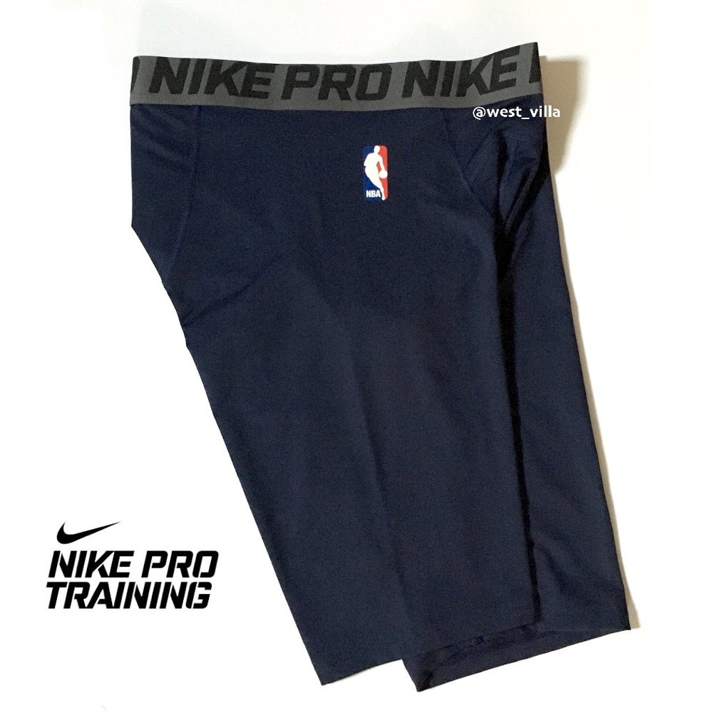 Nike Pro NBA Men's Basketball Compression Training Tights Shorts Navy 2XL